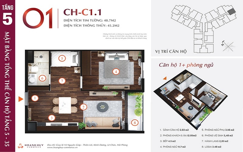Chung cư Hoàng Huy Commerce