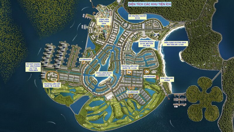 Biệt thự Biển, Biệt thự sân Golf tại Dragon Ocean Đồ Sơn