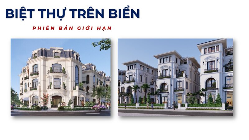Biệt thự Biển, Biệt thự sân Golf tại Dragon Ocean Đồ Sơn