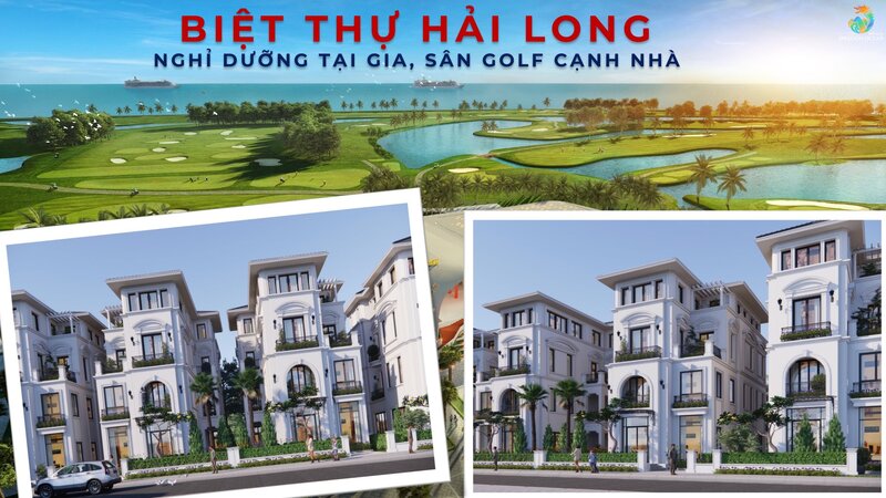 Biệt thự Biển, Biệt thự sân Golf tại Dragon Ocean Đồ Sơn