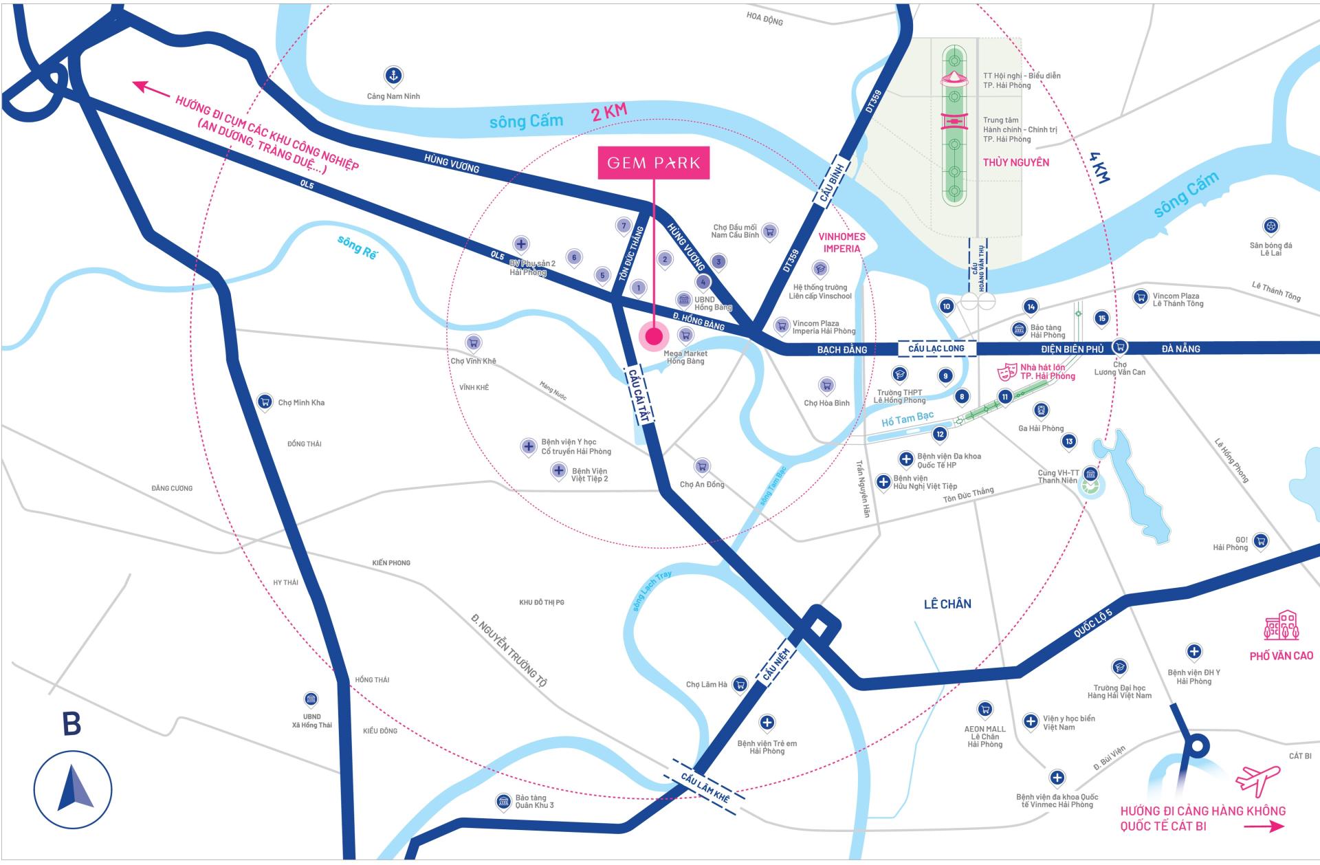 Căn hộ chung cư Gem Park Hải Phòng