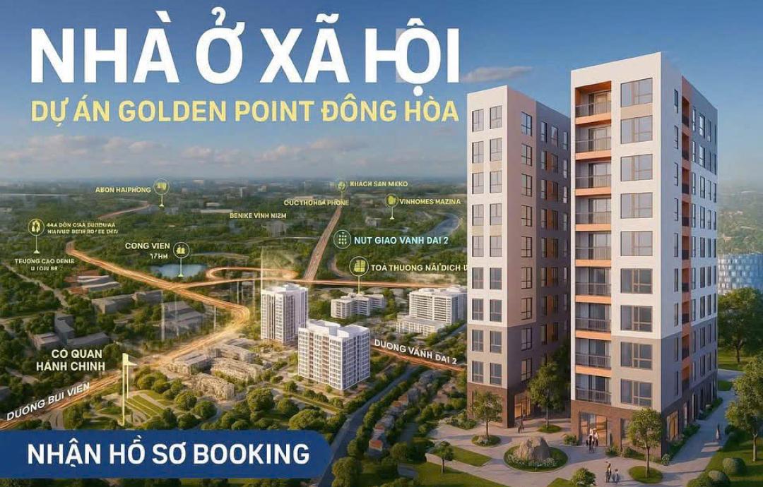 Nhà ở xã hội Golden Point Kiến An