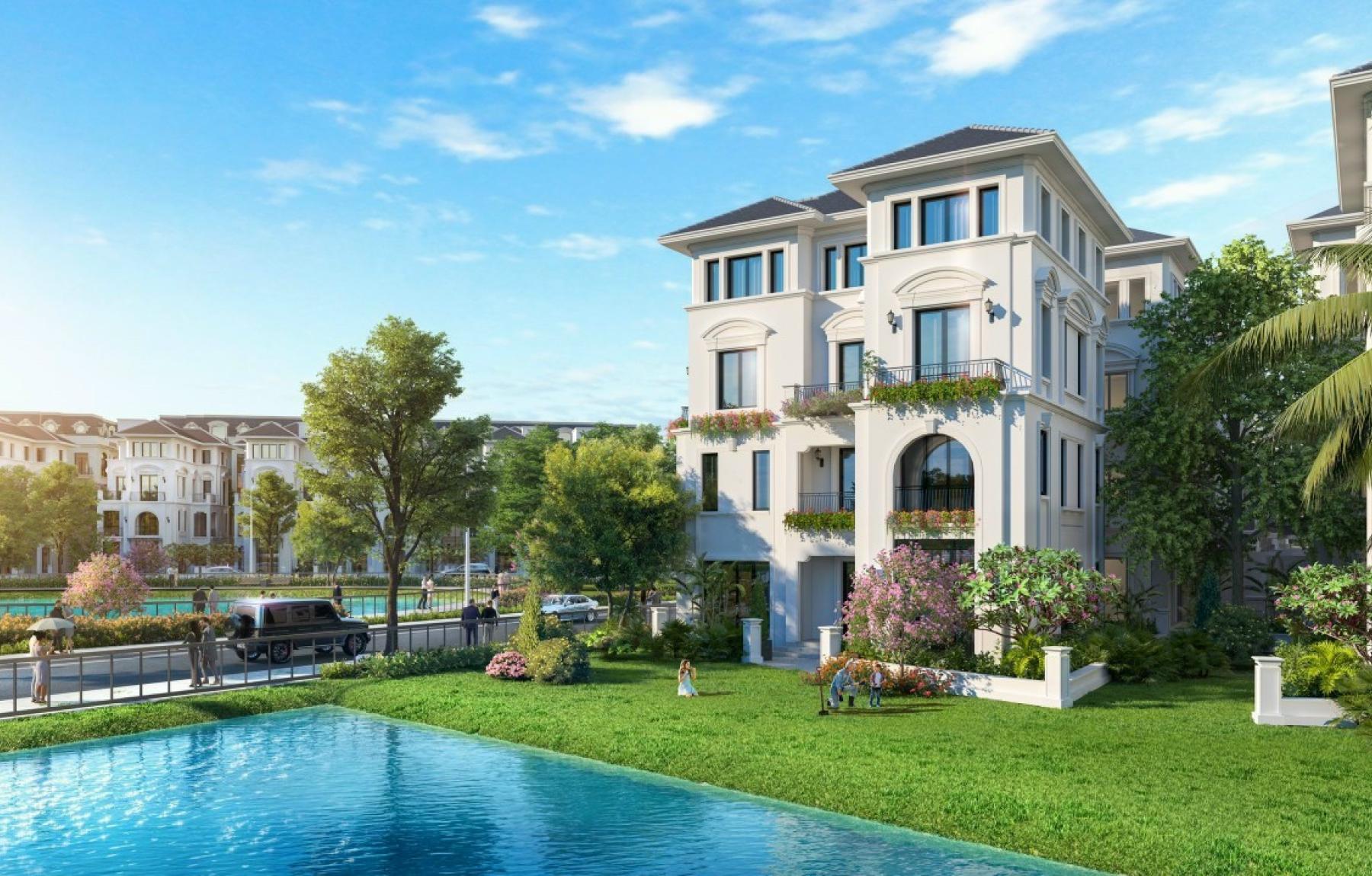 Biệt thự đơn lập view hồ Hải Long dự án Dragon Ocean Đồ Sơn