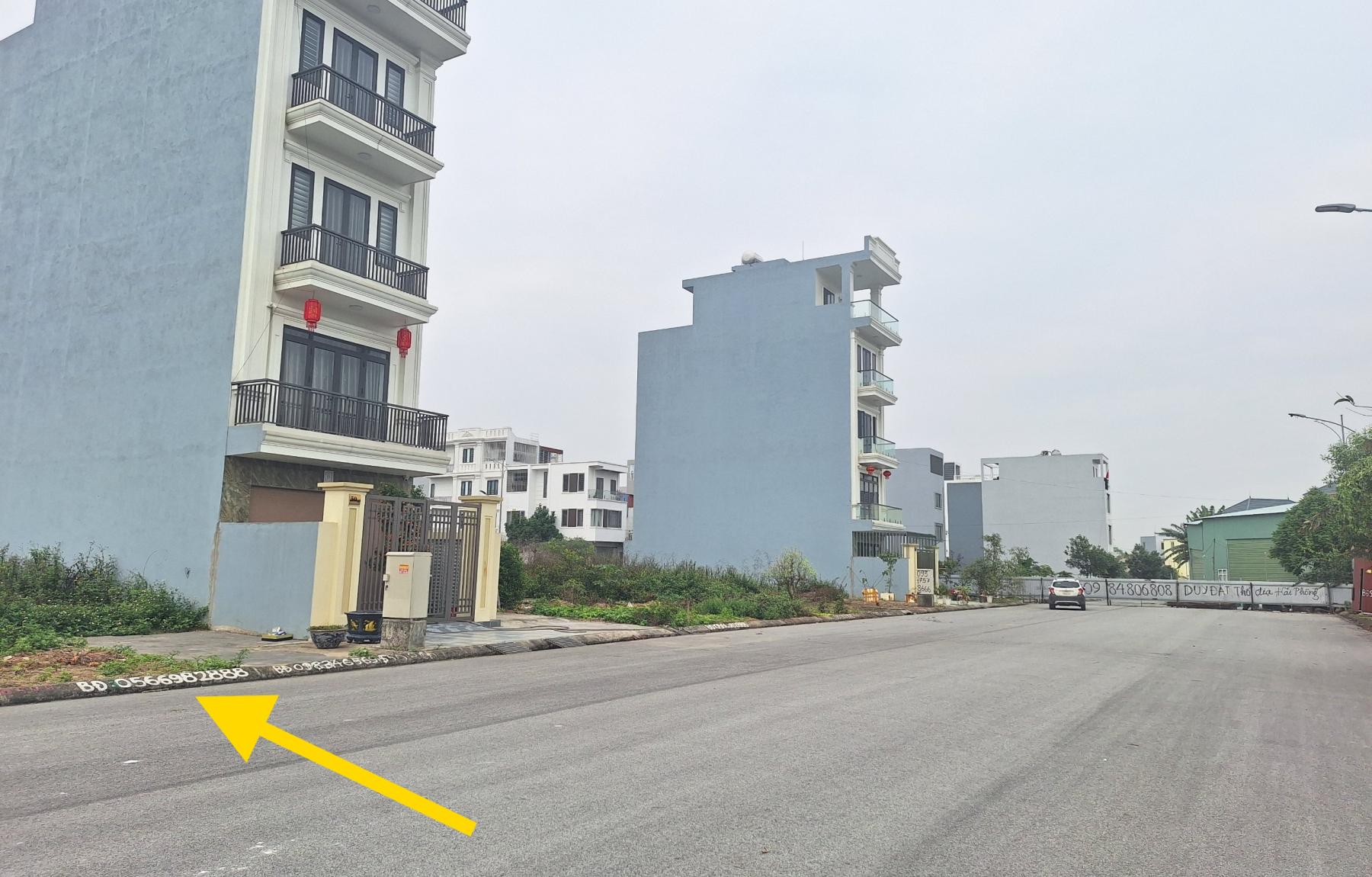 Đất tái định cư Đồng Bồ mặt đường 21m, Q Hải An