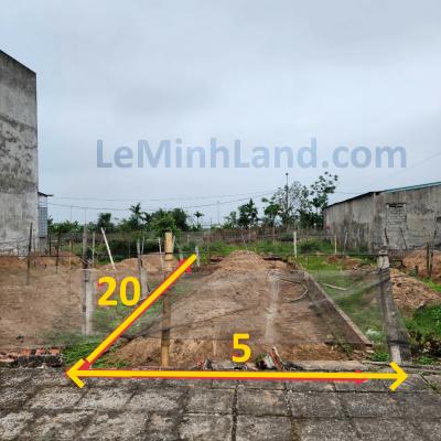 Đất 100m2 khu tái định cư Hòa Nghĩa, Q Dương Kinh, HP
