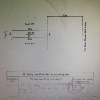 Bán lô đất 80m2 mặt đường Nguyễn Bỉnh Khiêm, Đông Hải 2, Hải An, Hải Phòng