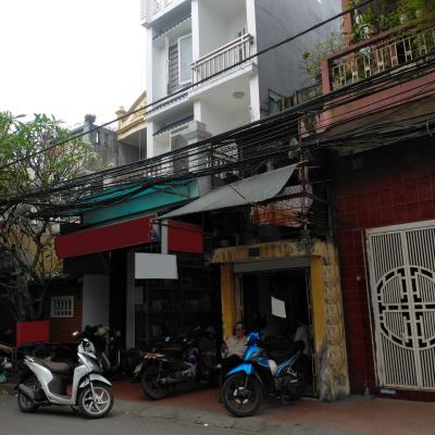 Nhà 4 tầng xây độc lập 66m2 mặt đường Miếu Hai Xã, Dư Hàng Kênh