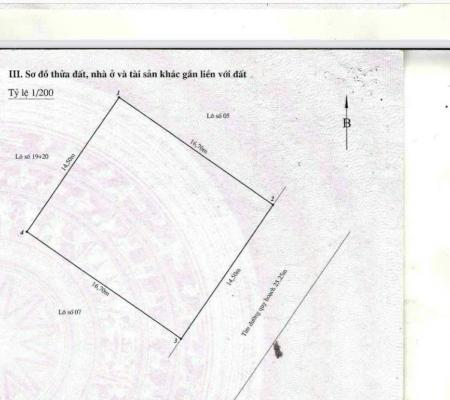 Lô đất 242m2 mặt đường Bùi Viện, Lê Chân