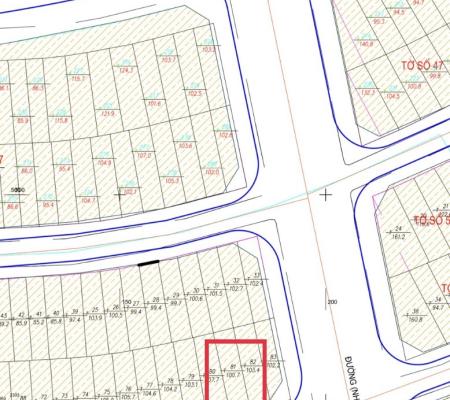 Đất 100m2 khu 4 Vĩnh Niệm, Lê Chân cạnh Vinhomes Marina