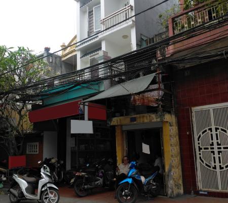 Nhà 4 tầng xây độc lập 66m2 mặt đường Miếu Hai Xã, Dư Hàng Kênh