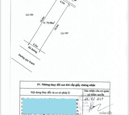 Đất khu tđc Đằng Hải 3 lô liền kề dt 77-78-80m2 tuyến 2 đường Trần Hoàn