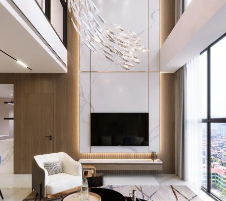 Căn hộ Duplex thông tầng dự án Diamond Crown Hải Phòng