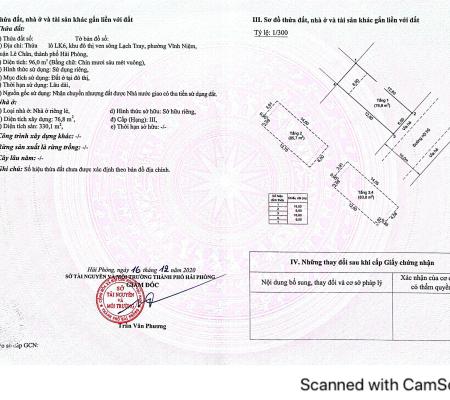 Căn liền kề 4 tầng khu đô thị WaterFront City, P Vĩnh Niệm