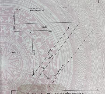 Biệt thự tam giác 3 tầng phố Đỗ Nhuận 193 Văn Cao